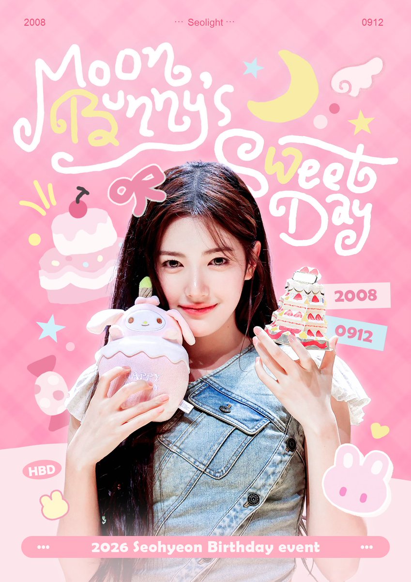 SH080912's tweet photo. 2026 𝐒𝐞𝐨𝐡𝐲𝐞𝐨𝐧 𝐁𝐢𝐫𝐭𝐡𝐝𝐚𝐲 𝐂𝐚𝐟𝐞 𝐄𝐯𝐞𝐧𝐭

˖Ი𐑼⋆ 𝑴𝒐𝒐𝒏 𝑩𝒖𝒏𝒏𝒚'𝒔 𝑺𝒘𝒆𝒆𝒕 𝑫𝒂𝒚

ෆ 26.09.12
ෆ 로얄마카롱 신사점

#문토끼의달콤한하루 

#서현 #앳하트
#Seohyeon #Atheart https://t.co/GnDycifcUG