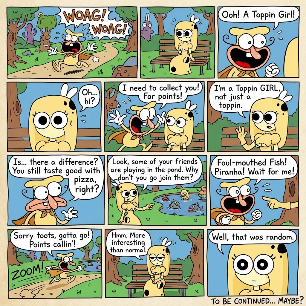 BeccatheChannel's tweet photo. The Noise &amp; Cheese Toppin Girl Comic #pizzatower #pizzatowerfanart #cheesetoppin #mcpig #tourdepizza #yeetskdeet #thenoise #comic #minus8 #minuspal #googlegemini #art #fanart https://t.co/gXzNK4e3PL