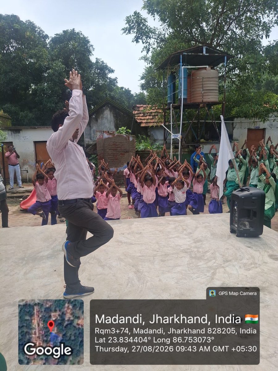 DEO_dhanbad's tweet photo. Celebrating National Sports Day 2026 at PM SHRI UHS Madandih, Nirsa-1, Dhanbad, with enthusiasm, energy and the spirit of teamwork! 🏃‍♀️🏃‍♂️
#NationalSportsDay2026 #SportsDay #SchoolSports #dcdhanbad #deodhanbad  #fitindia https://t.co/QdtP0gj3Cy
