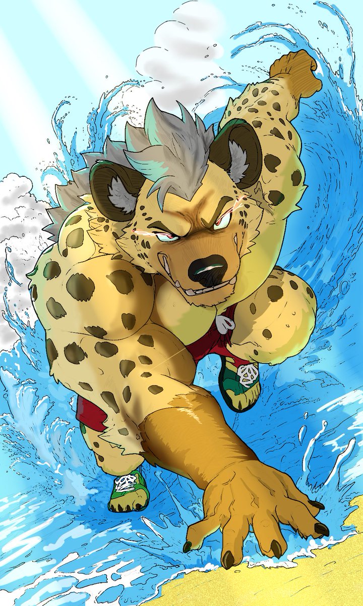 gaugau299's tweet photo. 色塗り頑張ってみました💪
 #furry  #ハイエナ https://t.co/eetlr0NG9W