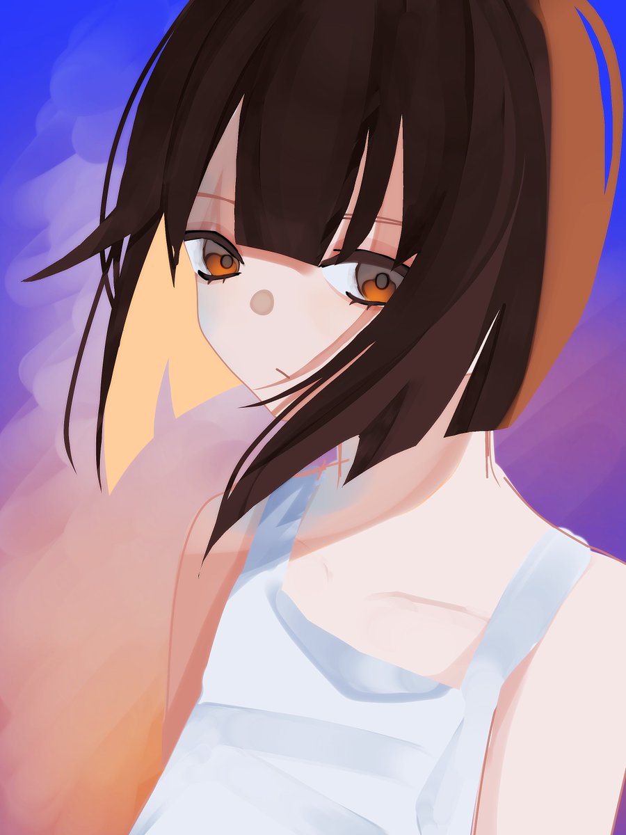 DZFLRI6HUhKk9cI's tweet photo. #イラスト 
  #絵柄が好みって人にフォローされたいㅤㅤ ｢夏も終わるね｣ https://t.co/oQ0ri2KJrh