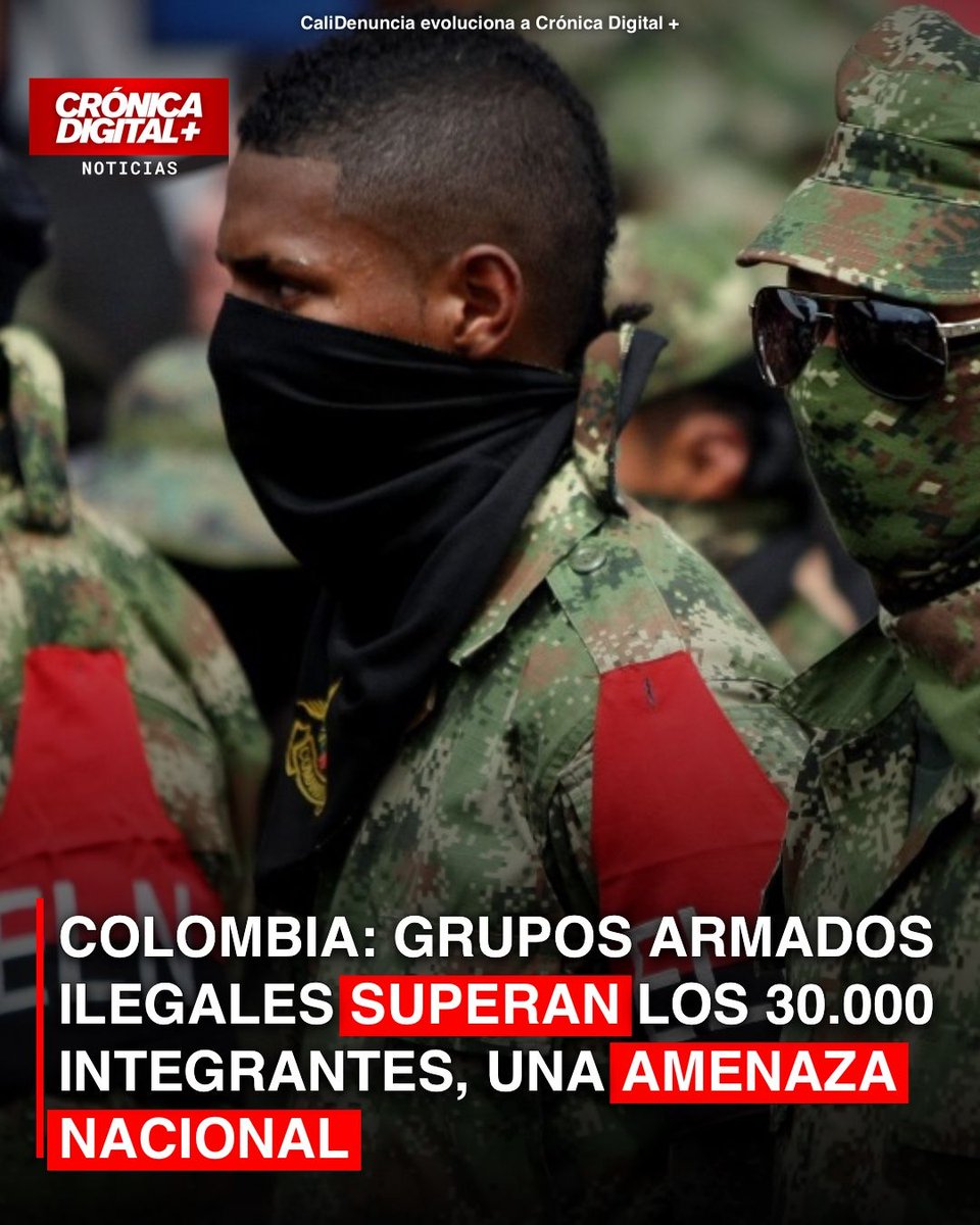 CronicaDigMas's tweet photo. 🚨¡ATENCIÓN COLOMBIA!
#Seguridad #Internacional #EsNoticia 𝗖𝗢𝗟𝗢𝗠𝗕𝗜𝗔: 𝗚𝗥𝗨𝗣𝗢𝗦 𝗔𝗥𝗠𝗔𝗗𝗢𝗦 𝗜𝗟𝗘𝗚𝗔𝗟𝗘𝗦 𝗦𝗨𝗣𝗘𝗥𝗔𝗡 𝗟𝗢𝗦 𝟯𝟬.𝟬𝟬𝟬 𝗜𝗡𝗧𝗘𝗚𝗥𝗔𝗡𝗧𝗘𝗦, 𝗨𝗡𝗔 𝗔𝗠𝗘𝗡𝗔𝗭𝗔 𝗡𝗔𝗖𝗜𝗢𝗡𝗔𝗟

Documentos oficiales revelan un panorama alarmante: cerca de 30.000 personas integran las estructuras armadas y delincuenciales organizadas que azotan 646 municipios en 31 departamentos de Colombia. Esta cifra, precisa en 29.869 miembros, subraya la magnitud del desafío para la seguridad del país. Los Grupos Armados Organizados (GAO) concentran la mayoría, con 27.367 individuos distribuidos en 172 estructuras. El Clan del Golfo lidera esta lista con 9.915 integrantes, incluyendo un vasto número en redes de apoyo criminal. Le sigue de cerca el ELN, que suma 6.877 miembros, entre combatientes, colaboradores y células urbanas.

Lee la noticia completa en: https://t.co/fVSpmOcg9o

#CaliDenuncia #CronicaDigital #Colombia #SeguridadColombia #JusticiaColombia #PoliticaColombia #ClanDelGolfo #ELN #DisidenciasFARC #GustavoPetro #IvanMordisco #Calarcá #LosCosteños #LosEspartanos #NoticiasColombia #NoticiasDeHoy #ÚltimaHora

🔗 Lee la noticia completa en: https://t.co/cpET7f2S1e
