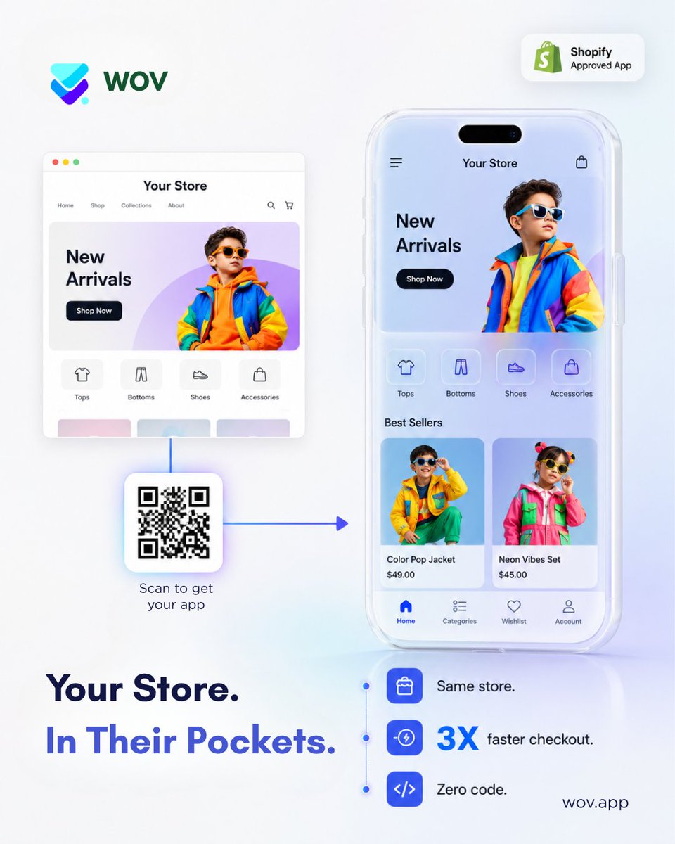 wov_appbuilder's tweet photo. Same store. 3x faster checkout. Zero code. đž
Drag, drop, done.âł
https://t.co/IULnKoJZpQ
Turn your business into a brand with WOV.
#mobileapp #iosapp #androidapp #appbuilder #nocode #Shopify #Shopifyapp #ShopifyPartner #wov #shopifystore #shopifyexperts https://t.co/G34zBetOzz