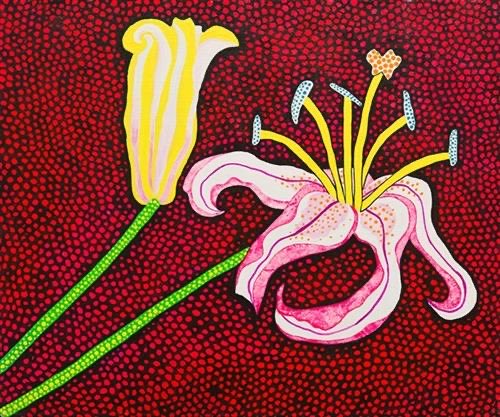 MeditateColor's tweet photo. Been immersed in Yayoi Kusama’s work all evening 🥲 Found these in our archive we’ve saved over the years. Strange, joyful and unmistakably hers… https://t.co/R7hEGBdwry