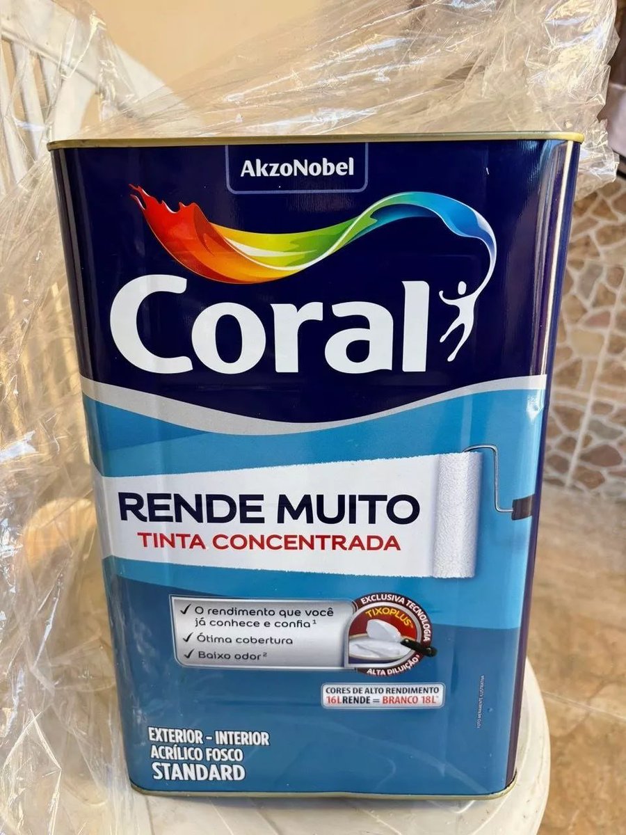 outletbf's tweet photo. Coral é a melhor tinta que tem‼️

Tinta Acrílica Fosco Rende Muito Coral 16L Diversas Cores

 🔥 R$ 253,93 no pix

🎟Resgate o cupom: R$40 OFF https://t.co/49AZSQ0E7D

  𝗖𝗢𝗠𝗣𝗥𝗘 𝗔𝗤𝗨𝗜: https://t.co/gGTCObc4lt https://t.co/89mylEyP7f