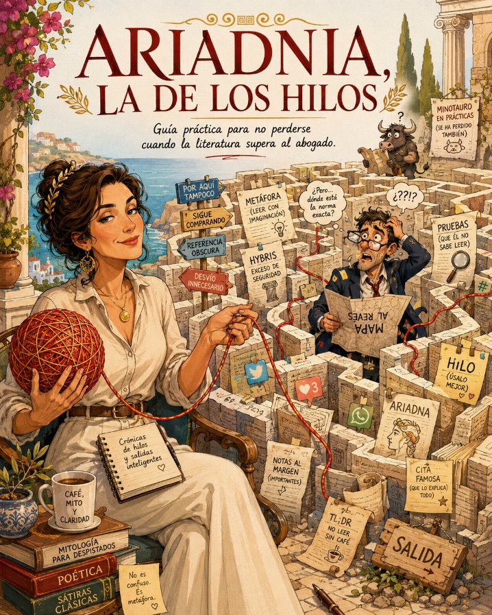 EstherSinColero's tweet photo. 🧵 ARIADNA, LA HYBRIS Y EL BOTÓN DE FIJAR

Hoy voy a hablar de literatura.
Más que nada por precaución. 

Tengo la sospecha de que el abogado de EL TAL X no es especialmente leído.  🤑🤑 https://t.co/LC7cw6WX22