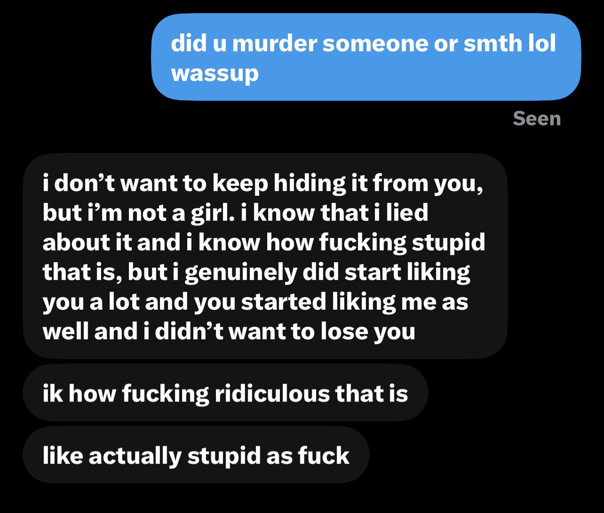 Eneclav's tweet photo. LMAOOO NEVER TALKING TO ANYONE EVER AGAIN ONLINE BEEN NICE KNOWING YALL https://t.co/qwdWp8f0Ng