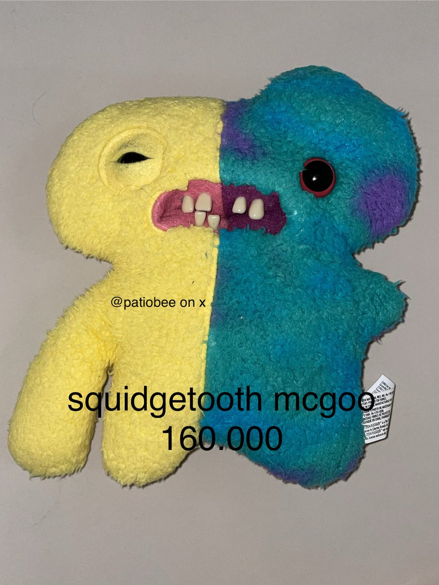 patiobee's tweet photo. CLEARANCE SALE FUGGLER (bu)

• 100% original, no kewong (bought them in mothercare offline store)
• perfect condi
• without box karna belinya udah lumayan lama

available: mcgoo orange, screech hairy, mr needles, squidgetooth mcgoo, old tooth mustache, count underoo mcgoo https://t.co/5TkHb8KZnw