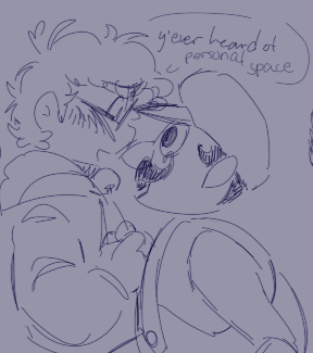 thenyaner6000's tweet photo. Is this a safe space to admit I think he's kinda cute.... (shitty ass magma doodles. i've been slowly getting more confident with the idea of posting selfship/yume doodles.... sighs.... bear with me...) #FRIENDLYPLUMBER https://t.co/bzqSI7hZSE
