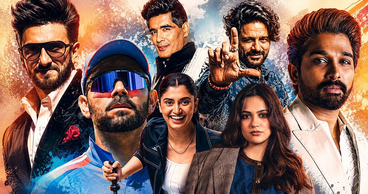 TheCineGossips's tweet photo. #AlluArjun, #ViratKohli and #RanvirSingh features on Cover Pic of Showstoppers 2026: India's 100 Biggest Celebritiesin Forbes India. https://t.co/q6uputAi8O