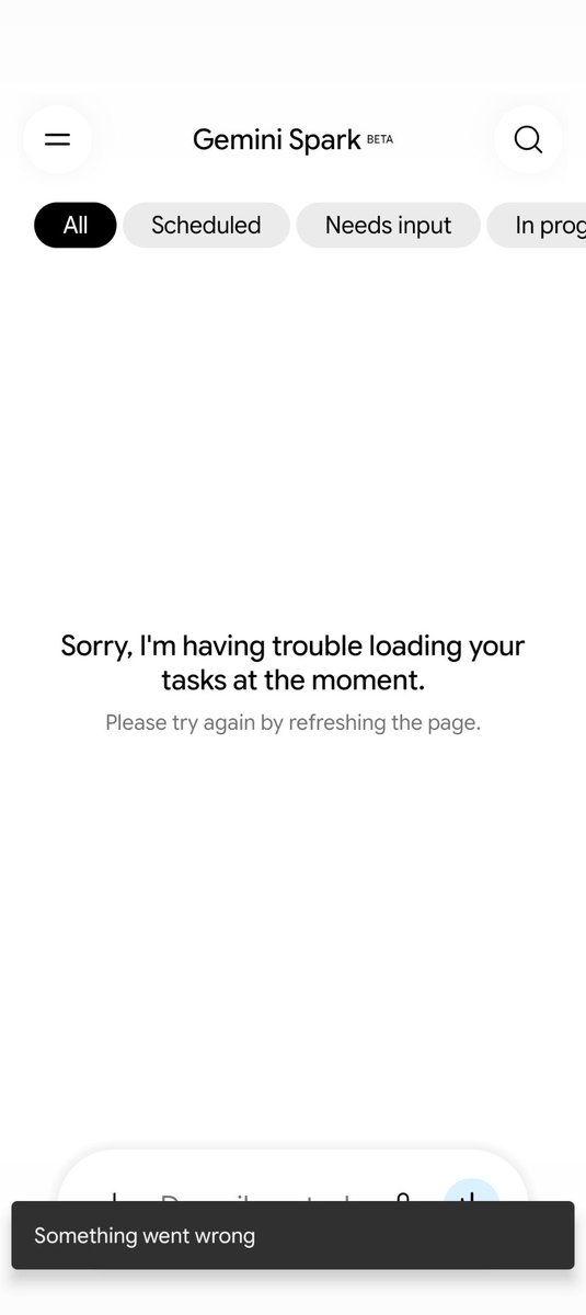 AnCitizen15's tweet photo. @GeminiApp @GoogleAI @googleaidevs Why does the Gemini fail to load simple chat history when on the same network I have downloaded apps of more than 700 MB?? Why does it always struggle to do this? https://t.co/IV0HvJwnKa