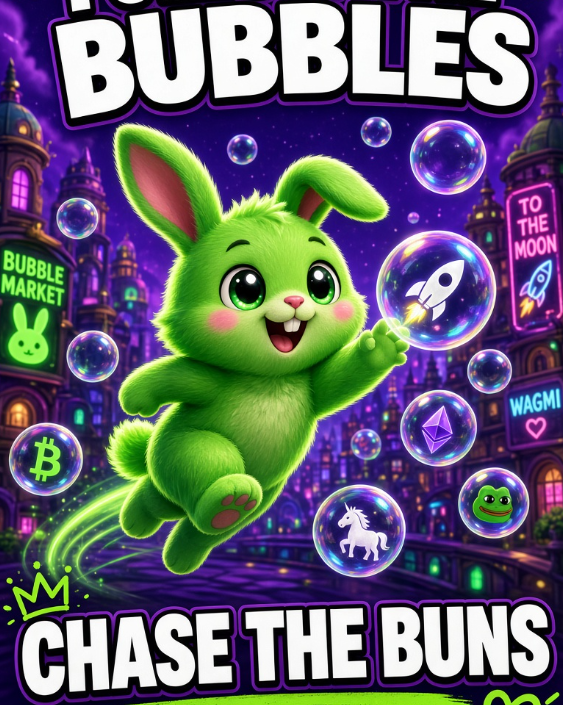 Fastfroward's tweet photo. Enter the rabbit hole.Bubble City is waking up on Robinhood Chain.
NFTs first. The token follows.
4,444 Buns. One city. It begins here.Still no WL? A few GTD spots left 
Apply now 
@BubbleBunsHQ

 #BubbleBuns #RobinhoodChain #NFT https://t.co/nXZXwIrBGU