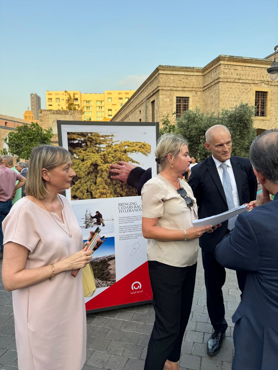 PLinLebanon's tweet photo. Neighbours Across the Same Sky

In the heart of #Beirut ,we opened an exhibition on @Polskapomoc projects in 🇱🇧.
Learn the stories of our partners &amp; beneficiaries!
@PolandMFA
@ZajaczkowskiW
📍 Place de l’Étoile
📅 Until 1 Sept
🎟️ Free admission
🌙 Outdoor exhibition open 24/7 https://t.co/UPyFPuKLqN