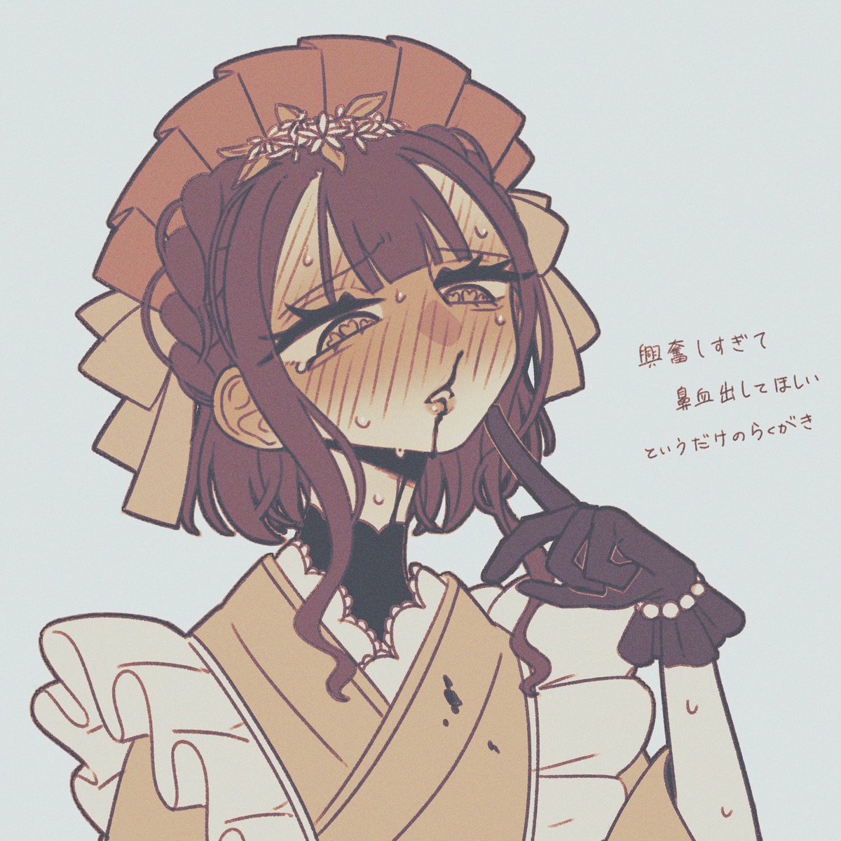 tayatayarice's tweet photo. 鼻血 https://t.co/UTokbduVpF