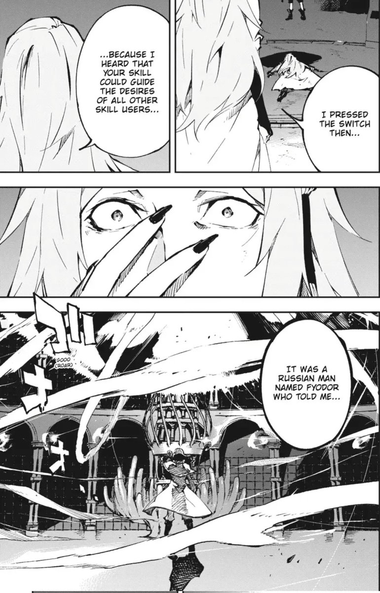 r4shanne's tweet photo. one of the biggest crimes is how they killed Fyodor before explaining wtf his deal was with Atsushi https://t.co/2XuGmjSZ8y