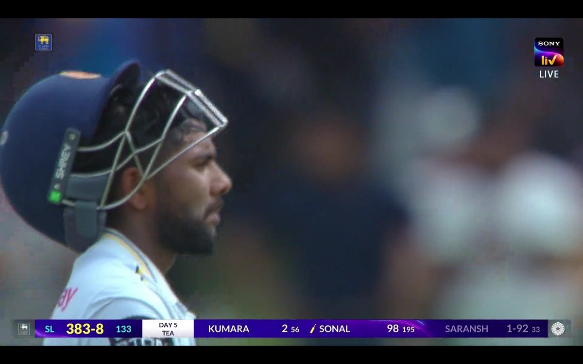 CricCrazyJohns's tweet photo. - 2 Sessions.
- Just 2 wickets.
- Day 5.
- We are going into final session.

COLOMBO CROWD BEHIND SONAL - We are witnessing greatness 😍 https://t.co/cKNaCgfKpQ