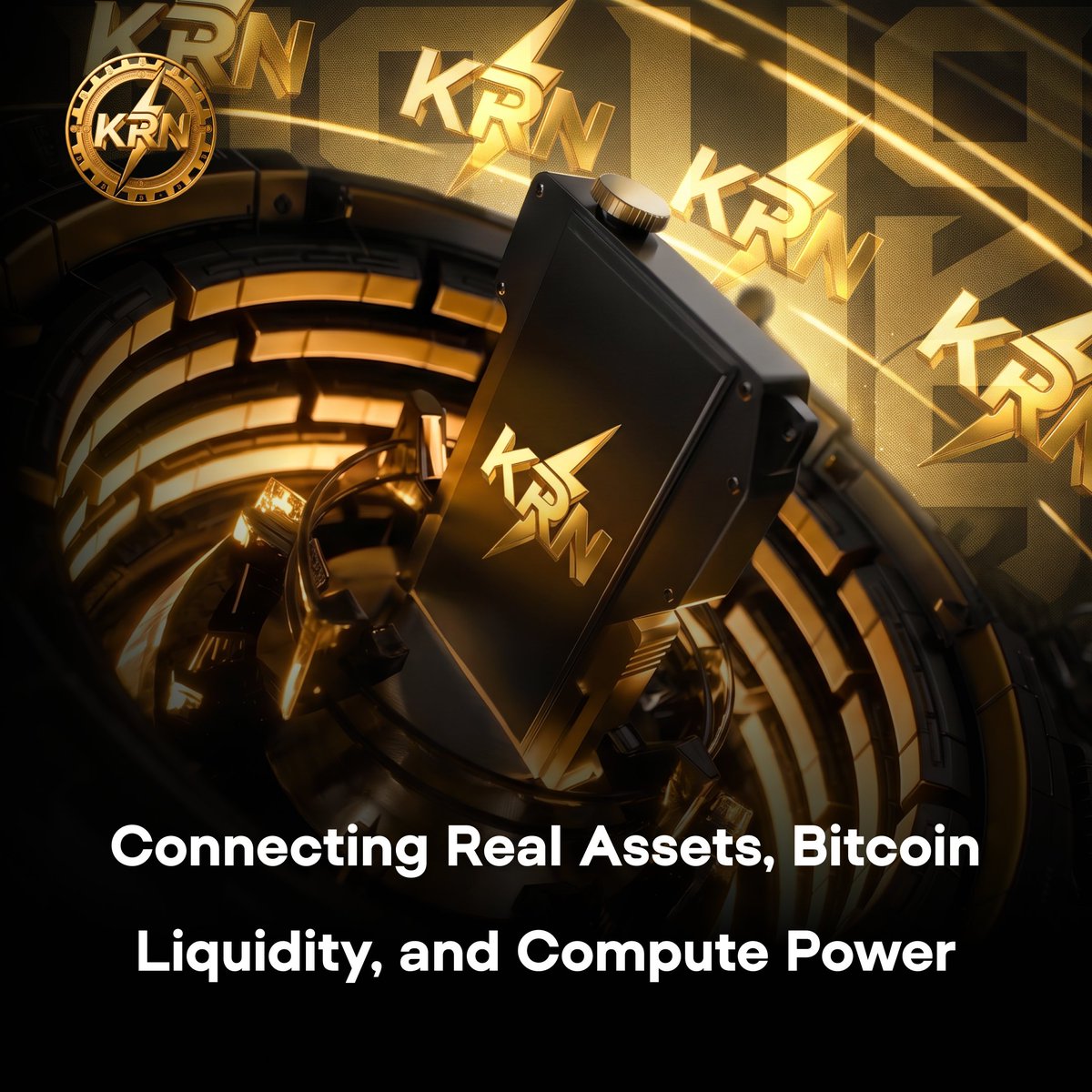 KRN_Protocol's tweet photo. Three pillars. One protocol. A complete economic cycle.

For years, these three forces have existed in isolation — each powerful on its own, but disconnected from the others.

Real Assets — $31.8 billion in tokenized Treasuries, commodities, credit, and equities. Real cash flows, real yields, real economic value. But locked on Ethereum or permissioned chains, disconnected from Bitcoin's security and liquidity.

Bitcoin Liquidity — $1.5 trillion in market cap. 199 public companies holding 1.26 million BTC. The most secure digital value network ever built. But most of it sits idle — waiting, storing, not producing.

Compute Power — Bitcoin hashrate securing the network. GPU clusters training AI. Node networks running the decentralized internet. The defining productive force of the digital age. But contributors cannot turn their output into immediate liquidity.

Each is incomplete without the others.

RWA needs a settlement layer that matches the speed of global capital — not 10-minute block times. Bitcoin liquidity needs productive assets to deploy into — not just idle storage. Compute power needs financial infrastructure to turn production into compensation — not just raw output.

#KRN connects all three.