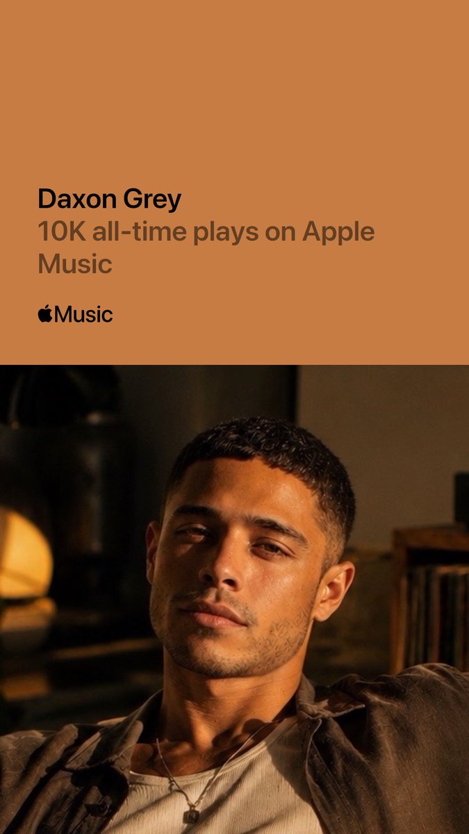 DaxonGrey's tweet photo. So grateful and blessed for 10K! Thank you @applemusic and to all my fans who believe in me. I’m just getting started! 🙏🏼🩶 #blessed https://t.co/ITEzFfdl7j