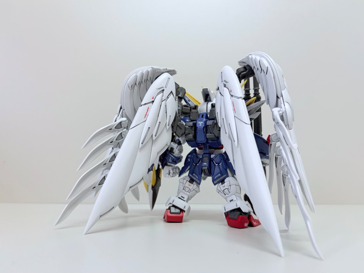 unicornpurara's tweet photo. MGSD ウイングガンダムゼロ EW  完成✨
いつも通り墨入れだけで仕上げてます^ ^
カッコ良すぎですね✨(*´꒳`*) https://t.co/iTg7k6Mg4g