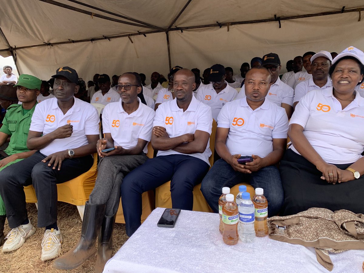 InadesRwanda's tweet photo. As we prepare for our Golden Jubilee tomorrow, we officially launched the INADES-Formation Rwanda Demonstration Farm in Gahengeri, @RwamaganaDistr, alongside our SG Sena Kwaku Adessou , local authorities, and farmers.
We are growing a sustainable future!
#50YearsOfImpact https://t.co/PRXtJeJPL3