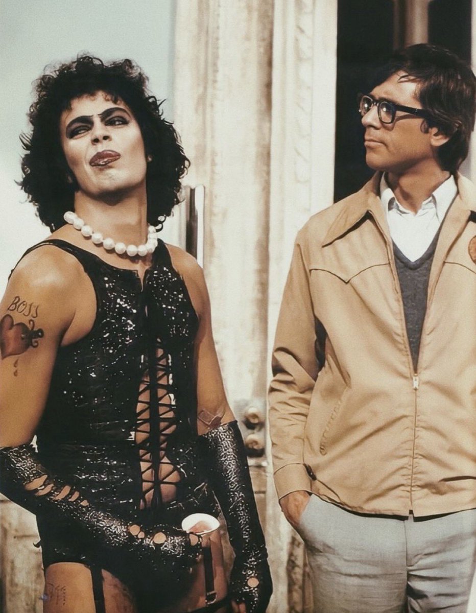 ifuliedownhere's tweet photo. Tim Currie as Frank n Furter was peak masculinity. I will not elaborate further. Rest easy https://t.co/zxvPZzB9te