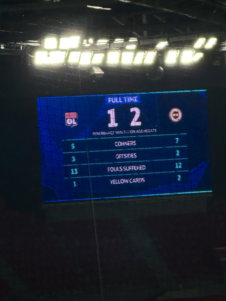 FBG19907's tweet photo. Lyon (A) #ChampionsLeague #Fenerbahce https://t.co/j7P2G1T4V3