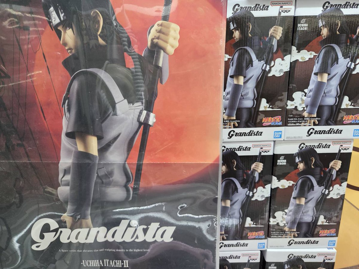 torerunkingdom's tweet photo. 【フィギュア景品情報✨️】
＃NARUTO疾風伝　Grandista-うちは　イタチ-
＃重音テト　コナミデフォルメフィギュア　通常衣装、SVver.

上記景品入荷致しましたー‼️
皆さまのご来店お待ちしております✨️✨️
＃茨城県
＃境町
＃とれるんキングダム
＃サカイモール店 https://t.co/1nmvPBRJqA
