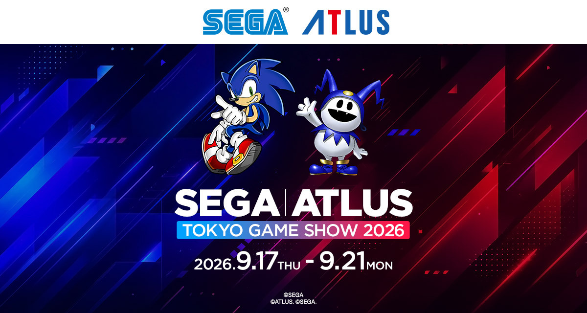 SEGA_OFFICIAL's tweet photo. 「東京ゲームショウ2026」セガ／アトラスブース特設サイト公開！
https://t.co/JACB4Evcni

『STRANGER THAN HEAVEN』『ペルソナ４ リバイバル』をはじめ、注目タイトルの出展が続々決定！

開催に向け、特設サイトにて情報を随時更新していきます。
���ひご確認ください！

#SegaAtlusTGS2026 #TGS2026 https://t.co/T8zrESEENC