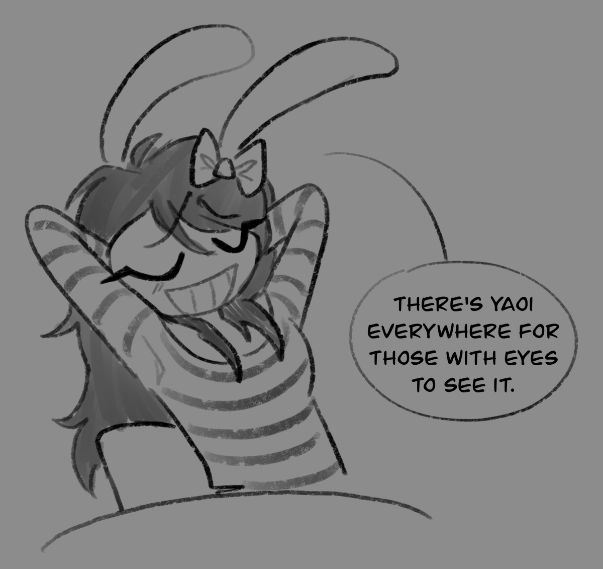 gothxplicit's tweet photo. this scene from @Royalteether’s fic struck me as really funny and i HAD to draw it. loved how the characters besides kinger/caine get fleshed out

link btw this is such a good read
https://t.co/LQtffc79k6 https://t.co/MhaOyDHMxL