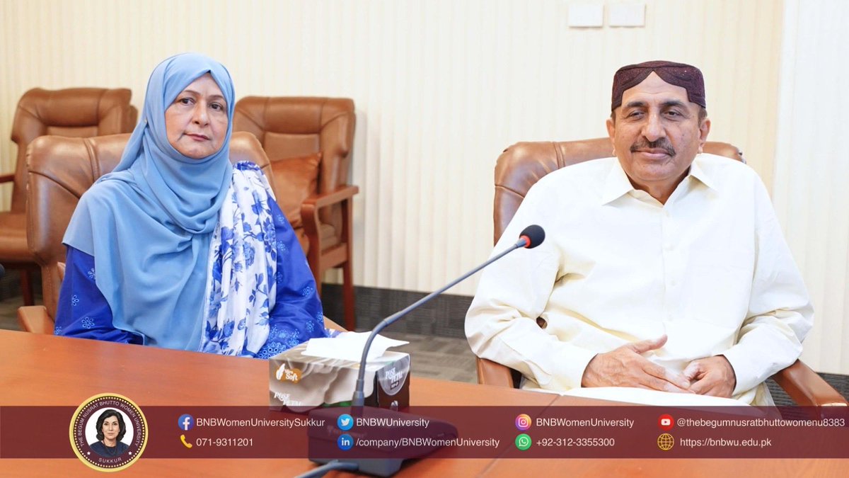 MIsmailRahoo's tweet photo. Sukkur; Visited Begum Nusrat Bhutto Women University (BNBWU Sukkur) and inaugurated Career Connect Networking Lab.
Career Connect Networking Lab will provide access and opportunities to students with jobs, internships, scholarships, training and career counselling, while the Networking Lab will strengthen hands-on learning in contemporary IT and networking technologies.
An appreciable effort by the VC and his team of BNBWU.