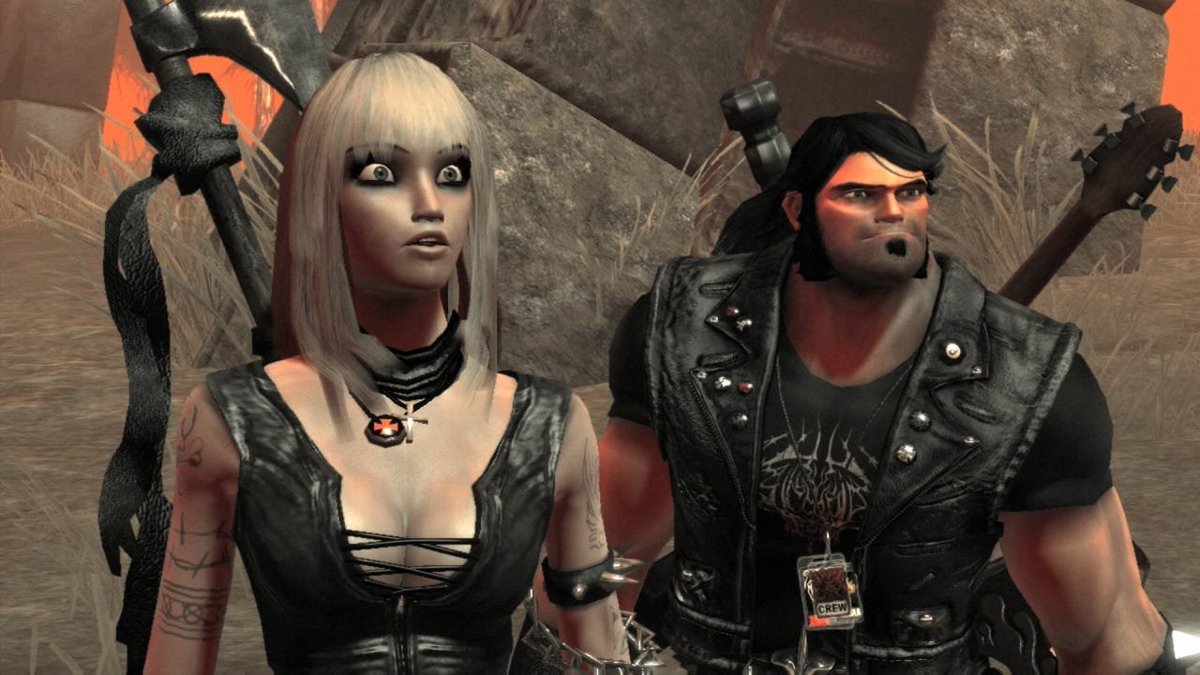 IGN's tweet photo. Double Fine Productions is honoring Tim Curry by making Brutal Legend free to download and own on PC for 666 minutes – until 3:06am PT/6:06am ET on Thursday, August 27. https://t.co/BZ1gRiDVlI https://t.co/gLDQF7UAaG
