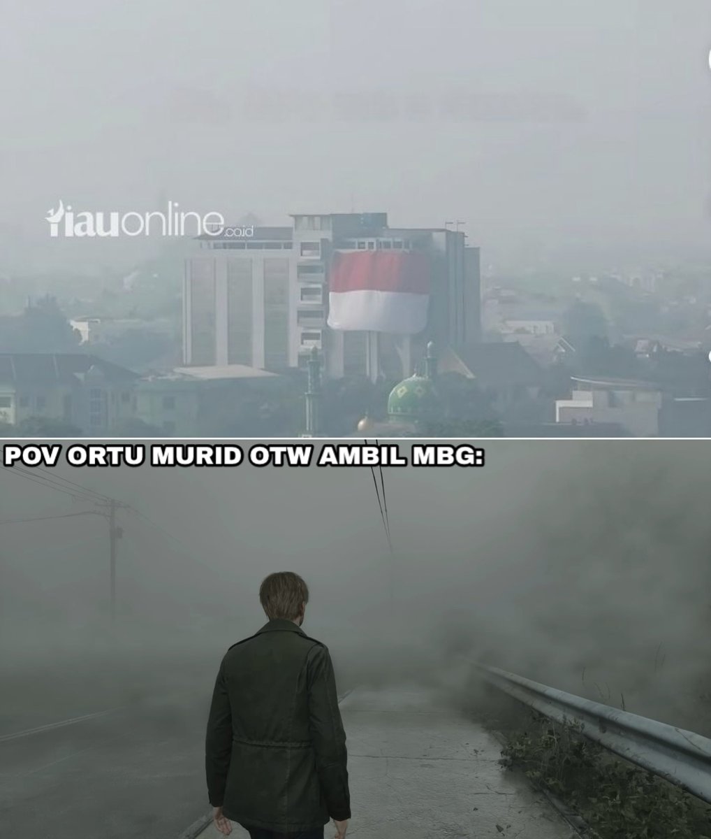 txtdrimedia's tweet photo. MBG news:

sekolah di Pekanbaru belajar daring akibat kabut asap karhulta tetapi MBG tetap jalan. orang tua disuruh ke sekolah ambil MBG https://t.co/Qe4GA7GCpZ