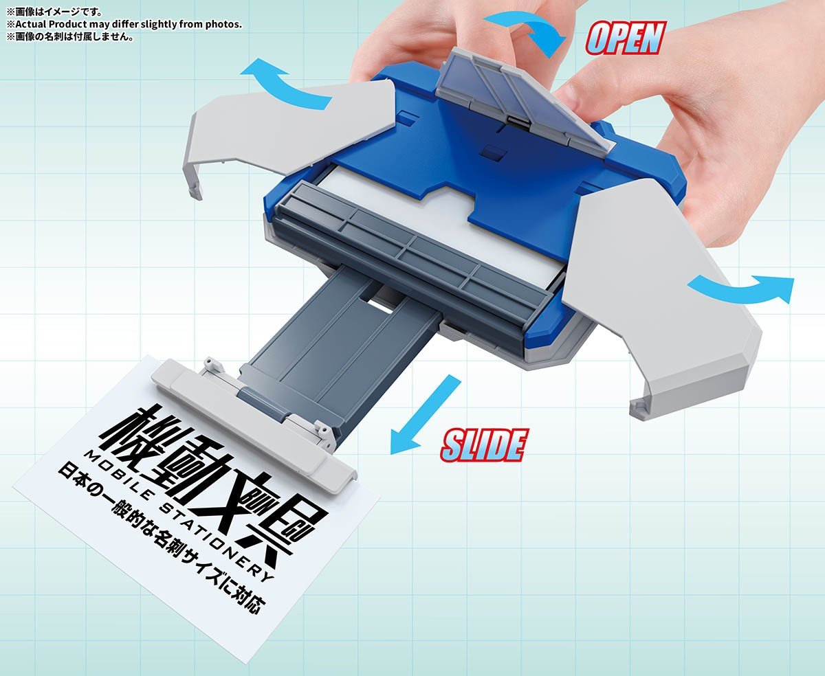 hobbysearch's tweet photo. 機動文具 自動変形名刺ケース

📢注目商品
予約受付中🔔https://t.co/SDkuiXrTXk
初対面こそインパクトが全て！
機動する文具シリーズ第一弾！

✧スタンダードカラー/トイカラー/ブラックカラー https://t.co/ElgWLUw4yq