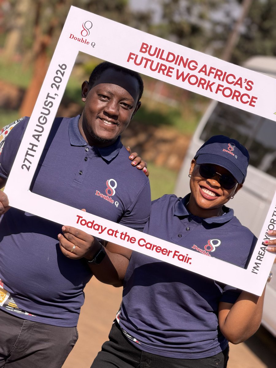 DoubleQCo's tweet photo. Weβre at @kyambogou today for our Career Fair.
We look forward to engaging students on the transition from campus to workplace, with practical insights on professionalism, workplace behaviour, personal branding and more.
#DoubleQAcademicCareerFair #KyambogoUniversity https://t.co/AIbMObjOeh