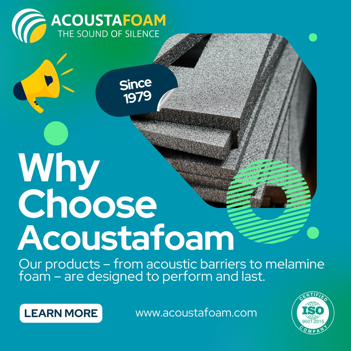 mawebdesign_uk's tweet photo. Our products – from acoustic barriers to melamine foam – are designed to perform and last.

Read more via https://t.co/BARxRN02CG

🔗 #acousticfoam #Automotive #acoustics #acousticsolutions https://t.co/4bxYQPGt0u
