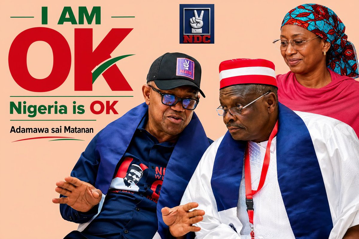 Noelcee's tweet photo. Its 8:26 in Adamawa and Nigeria will be OK
#ObiKwankwanso
#Binani https://t.co/6DrULxjbLG