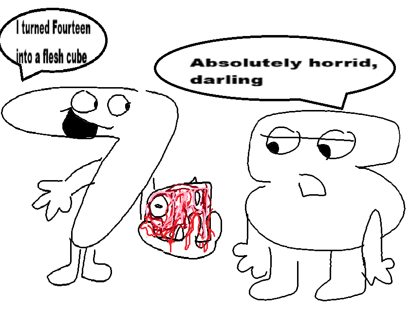 W0lf_fene's tweet photo. Theyre taking over my brian #fiveseven #tpot #bfdi #art yes I need the tags for tasty engagement https://t.co/R08jlbw0og