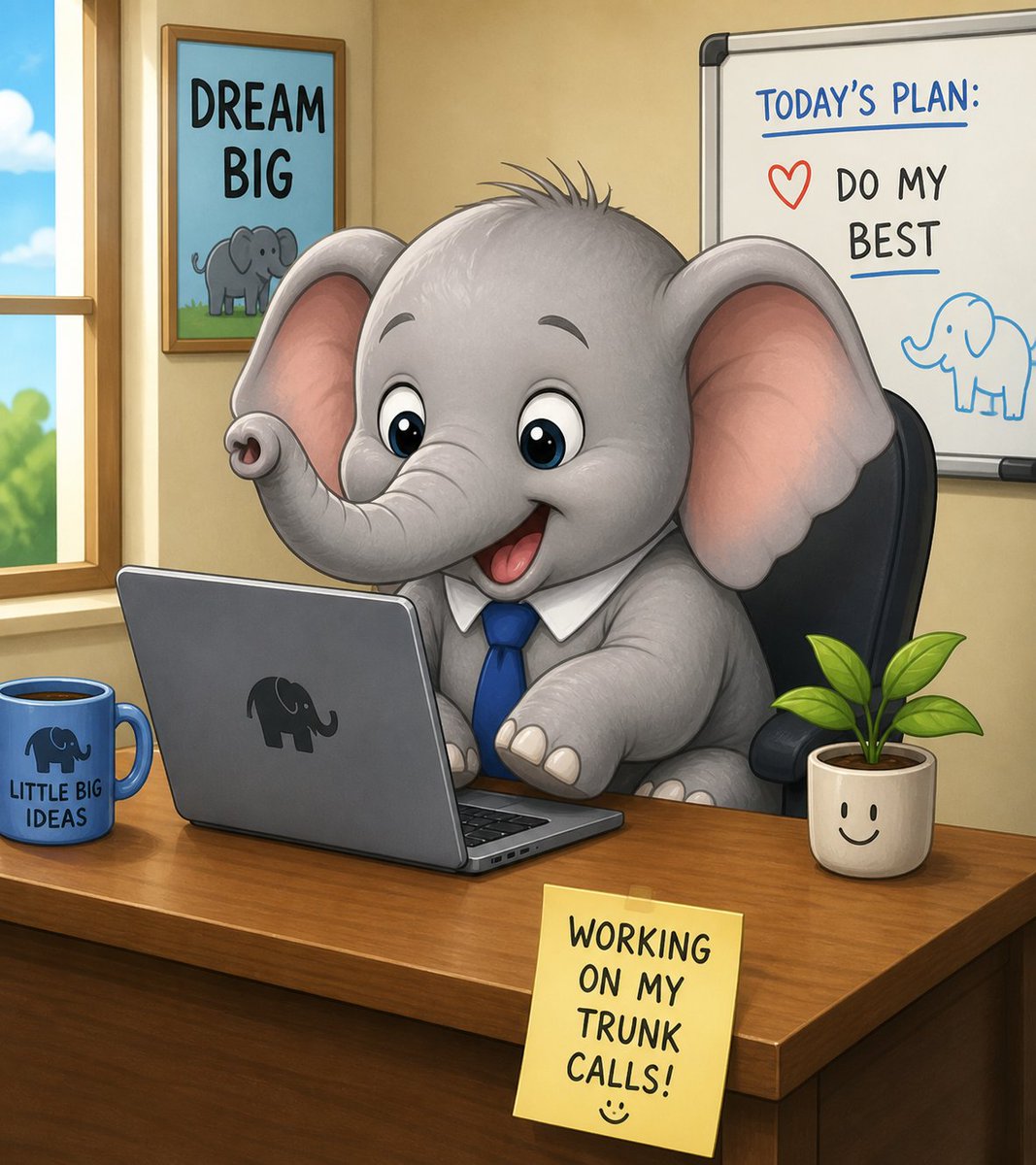 ANIMALKINGus's tweet photo. Baby elephant future dream 😘 https://t.co/1gHujxQS89