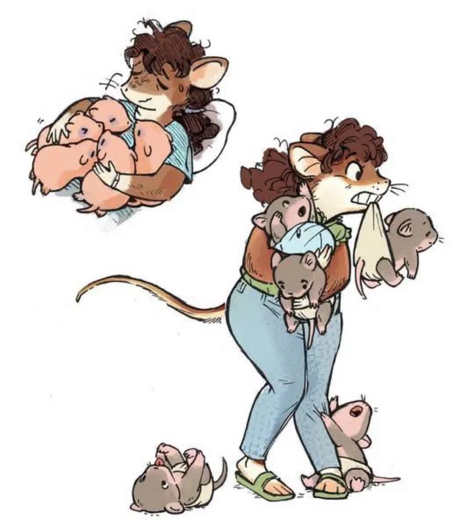 ichewthings's tweet photo. mama rat https://t.co/3vKYTNlvPf