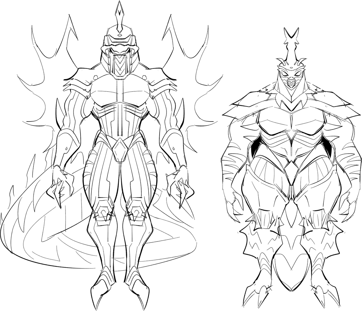 Kin070203's tweet photo. doing ref so i try to not fucking change the design every 5 seconds and have a clear color ref for all https://t.co/i3bJK9Ngmt