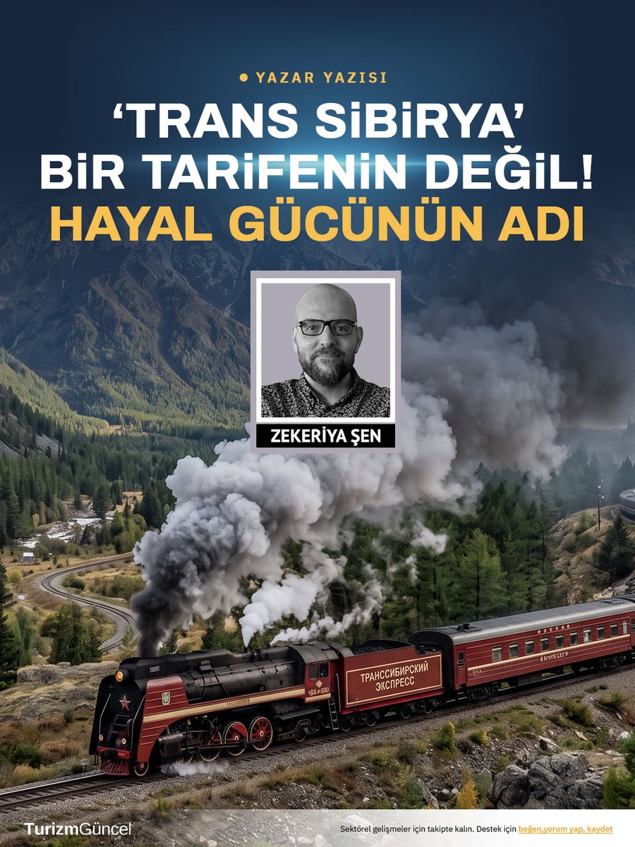 turizmguncel's tweet photo. Turizm Güncel yazarlarından Zekeriya Şen, bugün kaleme aldığı yazıda 'Trans Sibirya' hattının tarihçesini değerlendirdi.

Detaylar 👇

https://t.co/MydnTuMzIj https://t.co/43MZ8FbnEZ