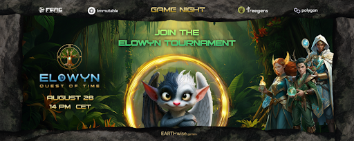 Immutable's tweet photo. A new season of Elowyn just dropped and we’re kicking it off with special rewards.

Join @Earthwisegames  LIVE in Discord for our Season Launch Game Night.

Test your deck and battle for your share of rewards, including Card Packs & EWA Points!

Whether you're an OG or brand new, step into the arena.

⏰ Friday, Aug 28 | 2:00 PM CEST
📍 Elowyn Discord
Claim your spot 👇https://t.co/sGiQVPb9QC