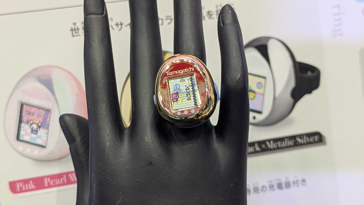 mj_hobby's tweet photo. 🖊「Tamagotchi ring（たまごっちリング）」3色のカラーやコロンとした専用充電器もかわいい！

レポートはこちらから！
https://t.co/1MuDg6o4Zj https://t.co/6HzdoCtSxT