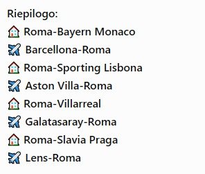 PietroPiupparco's tweet photo. #Sorteggi #championsleague oggi alle 18.
Intanto ecco le previsioni di #chatgpt e #claude per le.partite della @OfficialASRoma https://t.co/tagEVeWW71