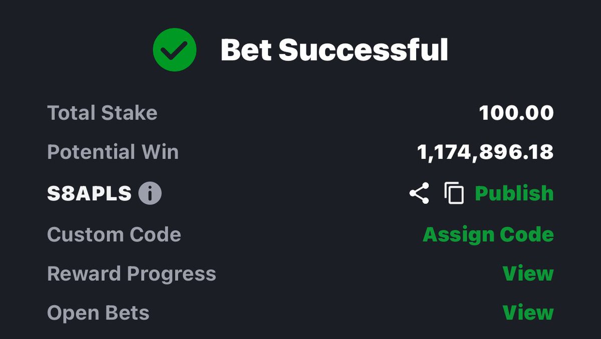 elitemanxx's tweet photo. Another banger 🔥 

S8APLS

4k+ odd(33 games)

⚽🥂We pray for boom
Join telegram https://t.co/b1r0hmuuJW https://t.co/IPkWKcBWk9
