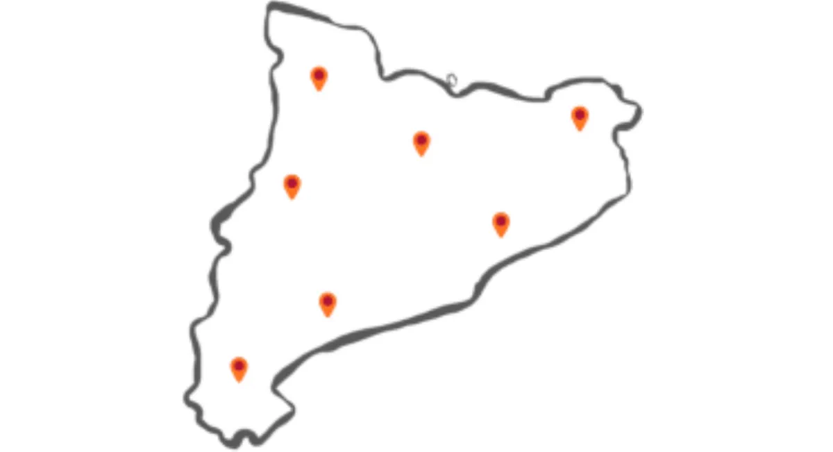 Mapa de Catalunya