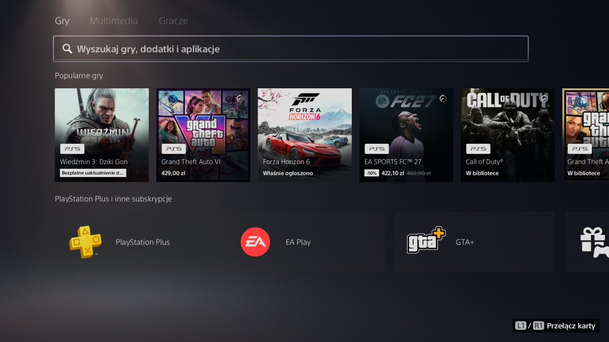 BubsonVI's tweet photo. A w międzyczasie Wiedźmin 3 wskoczył na pierwsze miejsce popularnych gier na PS Store. https://t.co/dRjZXONhft