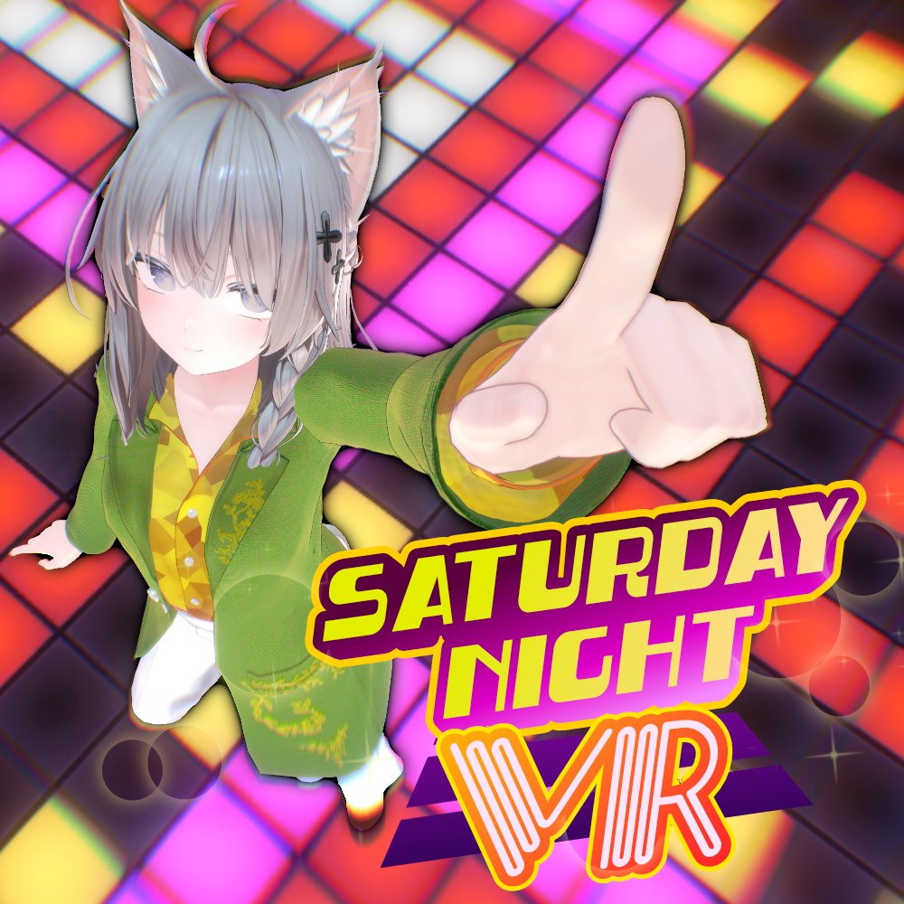 invoker_eew's tweet photo. 【 Saturday Night VR 】
2026/08/29 00:01 から発売‼️
70年代のディスコをイメージした衣装です🕺🪩
サタデーナイトはみんなで楽しくVRで踊ろう₍₍(ง˘ω˘)ว⁾⁾

🎁フォロー＆リポストで5名様にプレゼント🎁
発売と同時に発表します！
Boothのスキ!100毎に +1名様

#VRChat #BOOTH_pm
リプに続く↓