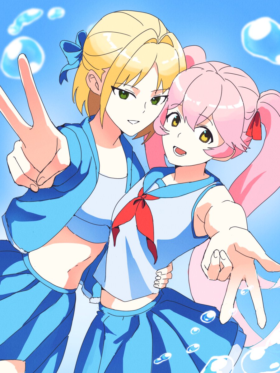 guroasan's tweet photo. 💛🩷
#コンパスお絵描き #ルルリリ https://t.co/25iDQhATQd