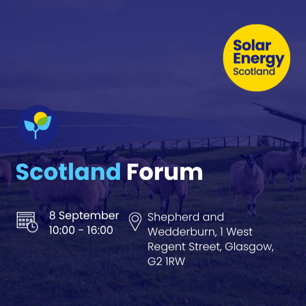 SolarEnergyUK_'s tweet photo. Less than two weeks to go until Solar Energy Scotland's Forum on 8 September, in Glasgow! 🏴󠁧󠁢󠁳󠁣󠁴󠁿

Interested in what the day will consist of?

Find out more now: https://t.co/c0g0pRqoRo

#SolarEnergyUK #SolarEnergyScotland https://t.co/NNezDPtxSi